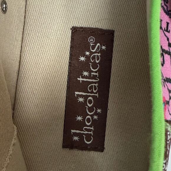 HOT CHOCOLATE DESIGN Chocolatica 39/9 Bon Voyage Map Comfy Vegan Mary Jane Flats - Picture 9 of 10